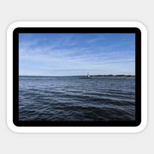 Lake Michigan at Daytime Sticker